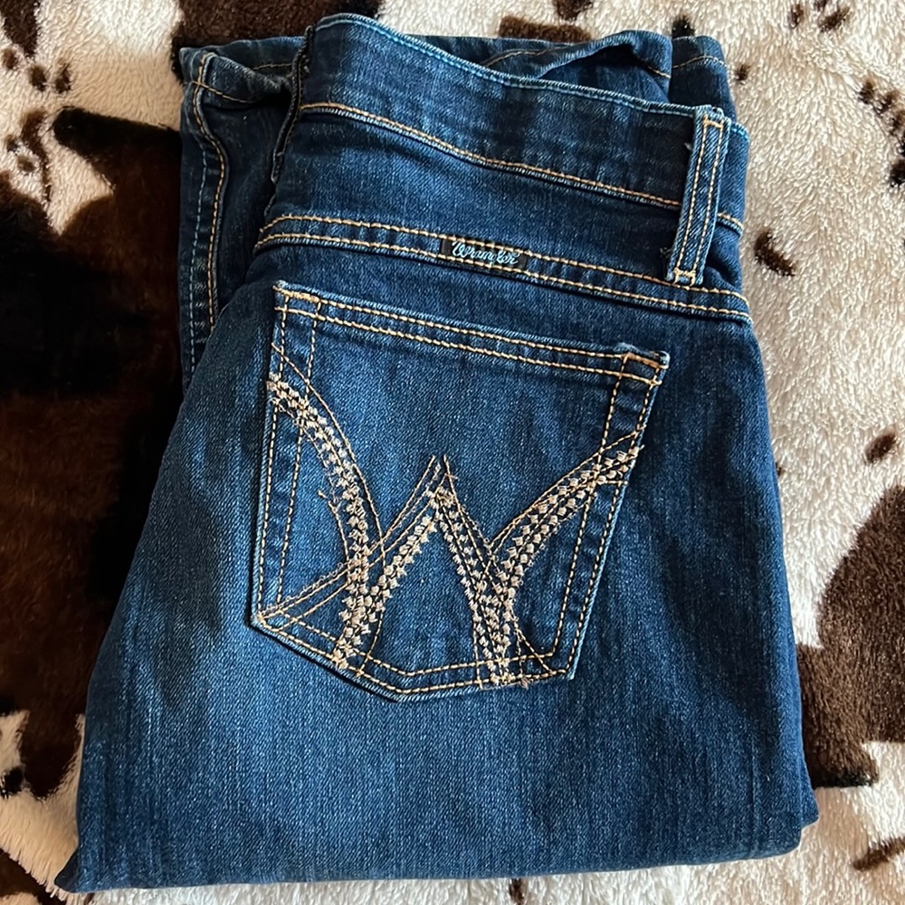Womens Q-Baby Wrangler Jeans 1/2 x36